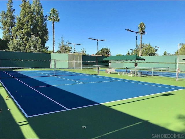 view of sport court with basketball court