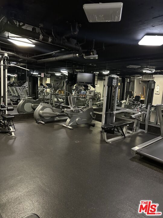 view of workout area