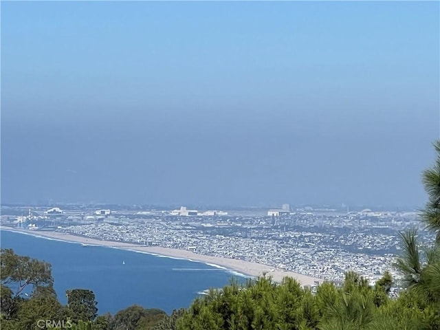 property view of water with a view of the beach