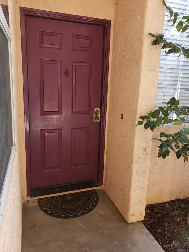 view of entrance to property