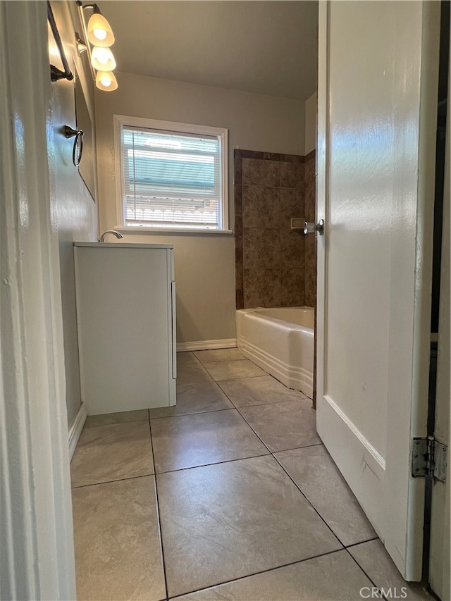 2202 Bedford Way, Bakersfield, CA 93308 - bathroom with tile patterned flooring and tiled shower / bath