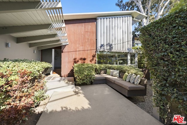 exterior space with a patio area