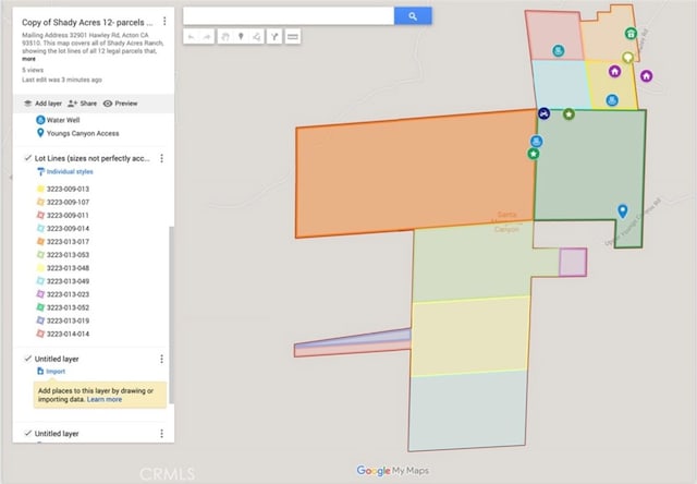 99999 Hubbard Rd, Near Youngs Canyon Rd, Acton CA, 93510 land for sale