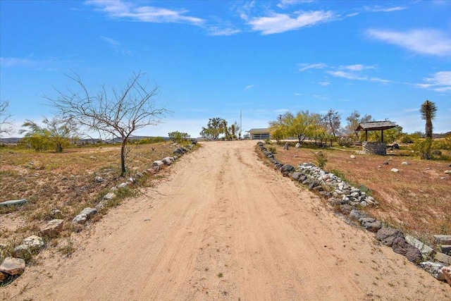 view of road