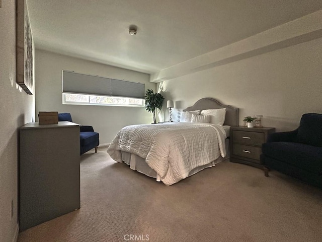 bedroom featuring carpet flooring