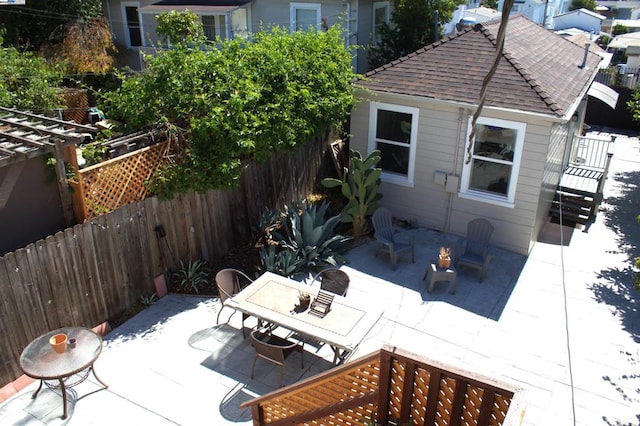 view of patio