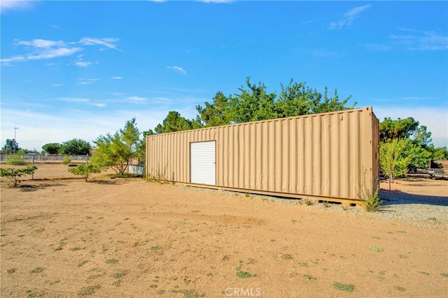 view of outbuilding