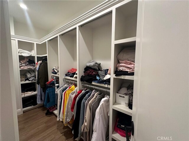 418UNITD W Fairview Ave Unit D, Arcadia, CA 91007 - walk in closet featuring wood finished floors