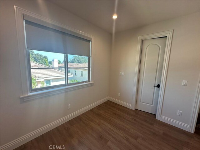 418UNITD W Fairview Ave Unit D, Arcadia, CA 91007 - unfurnished room with wood finished floors and baseboards