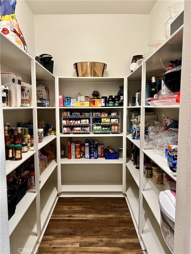 view of pantry