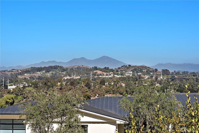 view of mountain feature