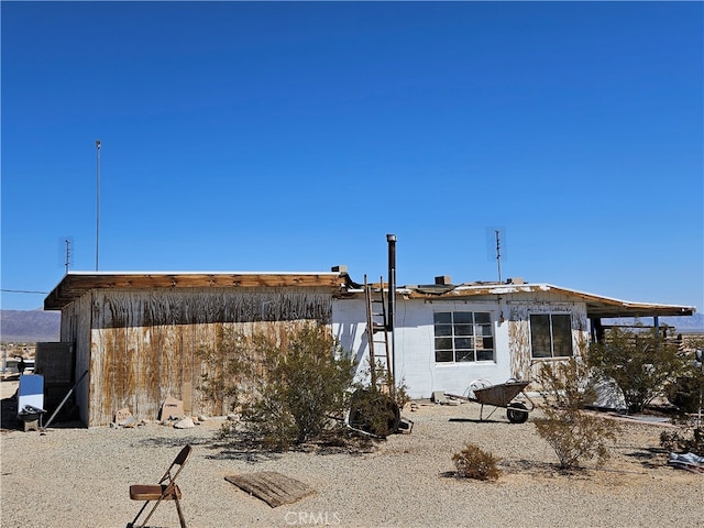 view of back of property