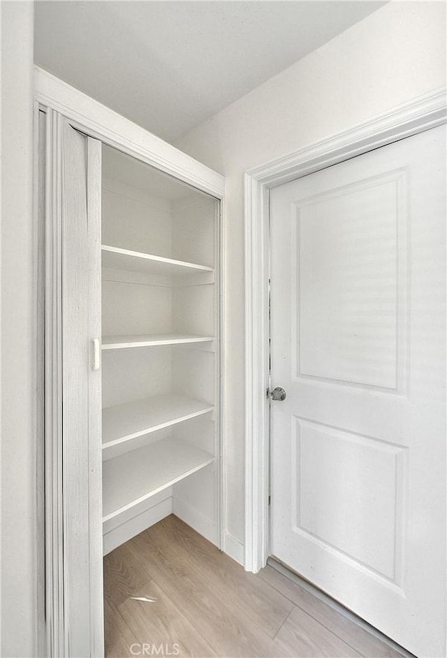 view of closet