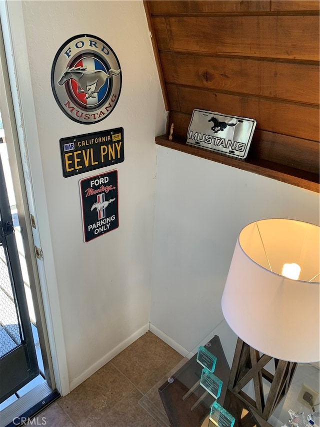 room details featuring tile patterned flooring