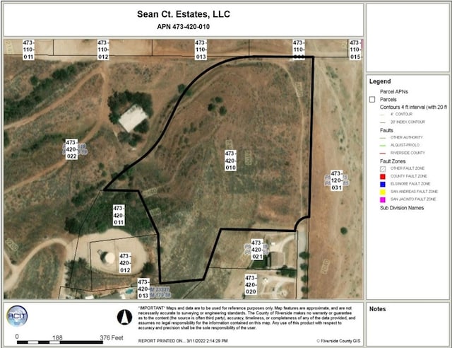 0 Sean Ct, Moreno Valley CA, 92555 land for sale