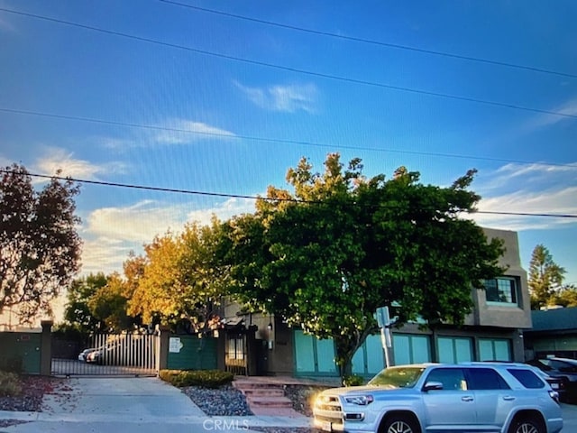 view of obstructed view of property