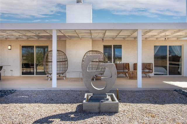 rear view of house featuring a patio area