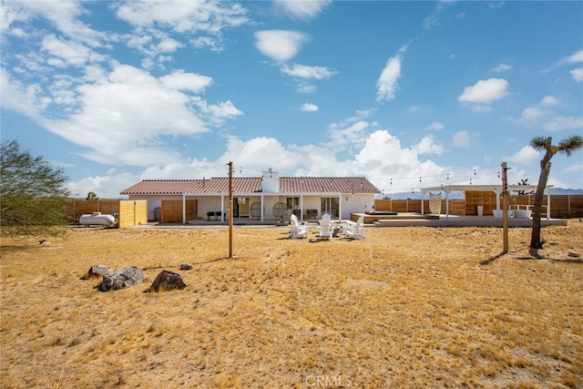 view of rear view of property