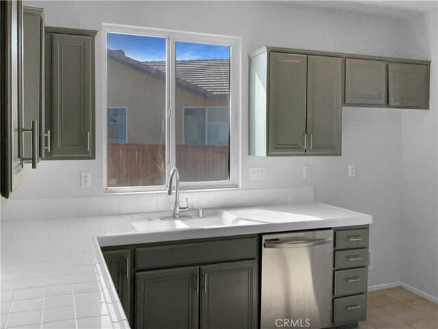 kitchen featuring sink and stainless steel dishwasher