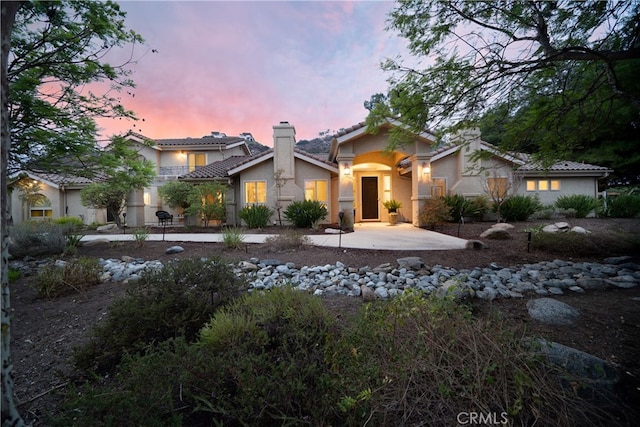 view of mediterranean / spanish house