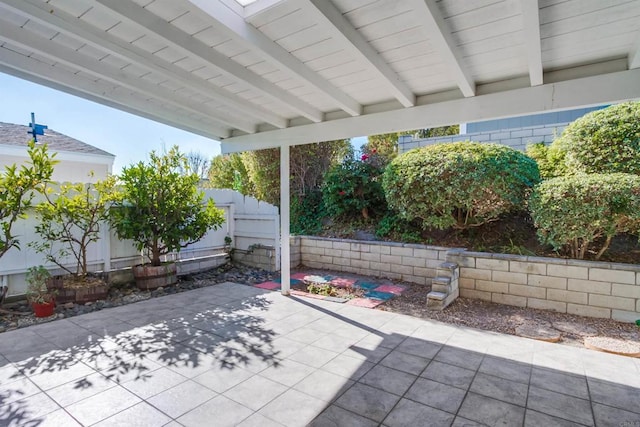 view of patio