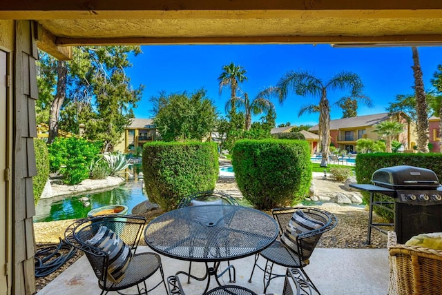 view of patio / terrace with grilling area