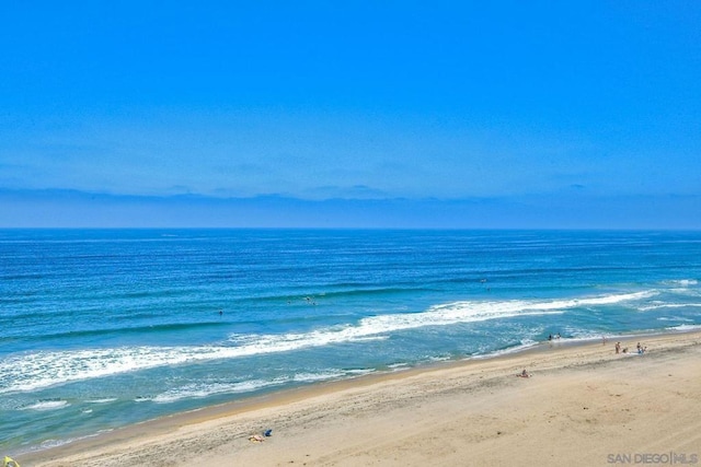 property view of water with a view of the beach