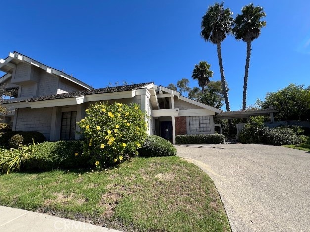 view of front of home