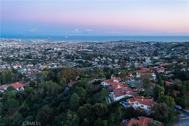 6401 Corsini Pl, Rancho Palos Verdes, CA 90275 - aerial view of property and surrounding area with a large body of water