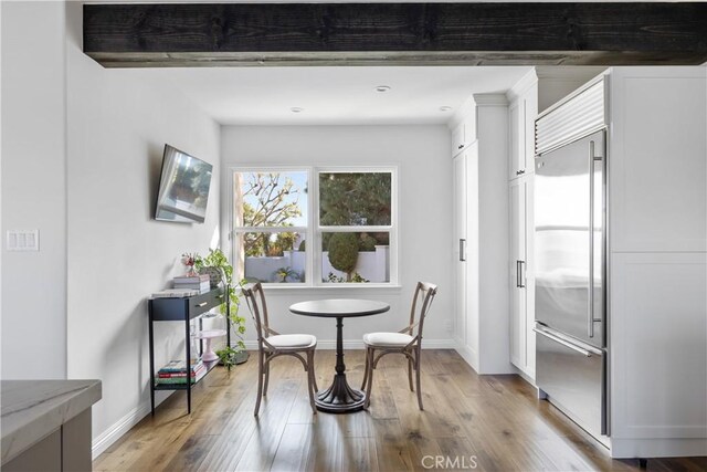 6401 Corsini Pl, Rancho Palos Verdes, CA 90275 - dining room featuring baseboards and light wood-type flooring