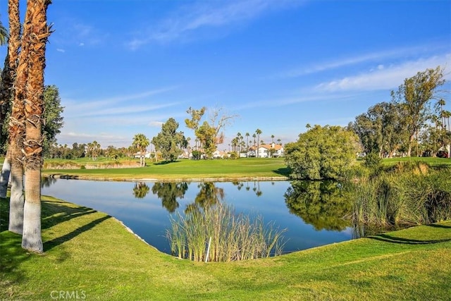 view of water feature