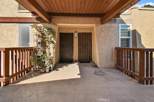 view of entrance to property