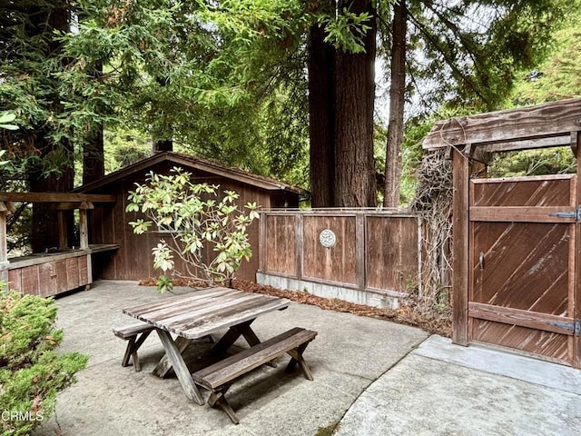 view of patio