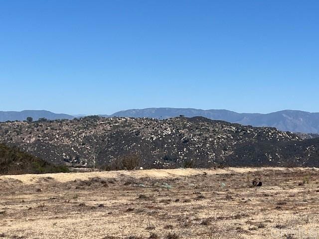 view of mountain feature