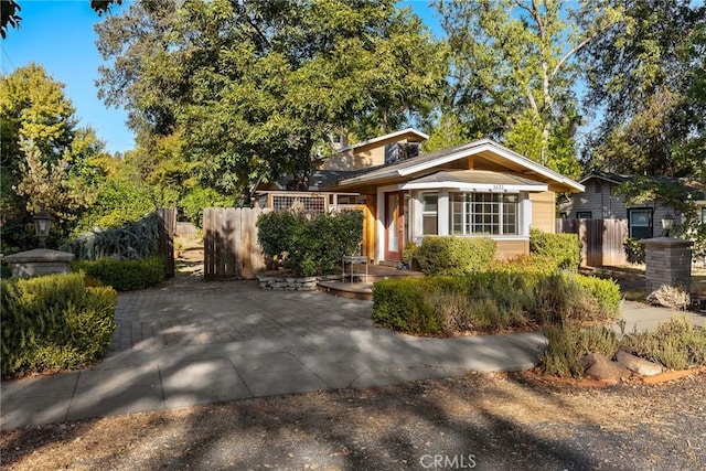 view of front of home