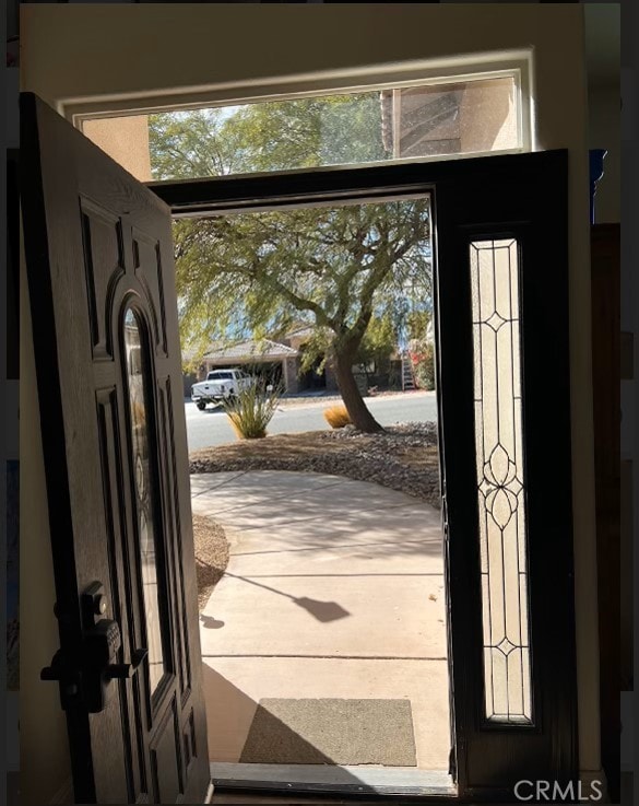 entryway with a wealth of natural light