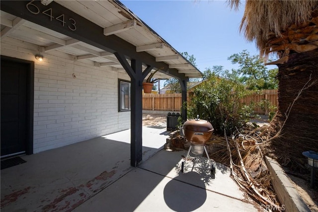 view of patio