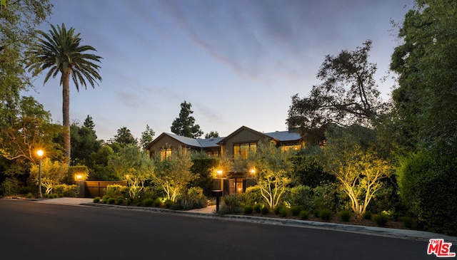 view of front of home