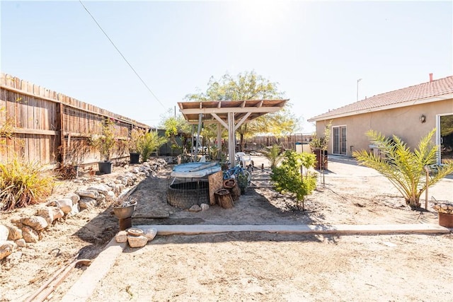 view of yard with central AC