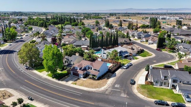 bird's eye view featuring a mountain view