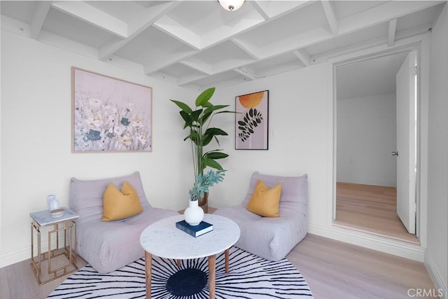 bedroom featuring light wood-type flooring