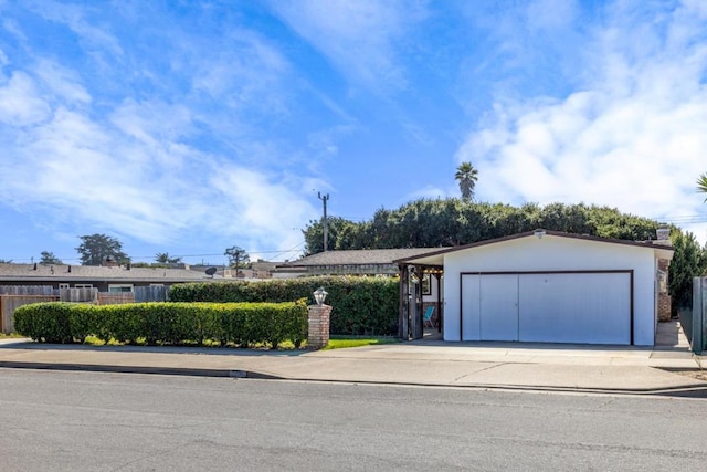 view of ranch-style home