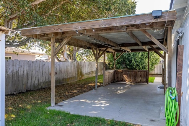 view of patio