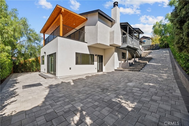 exterior space with a patio