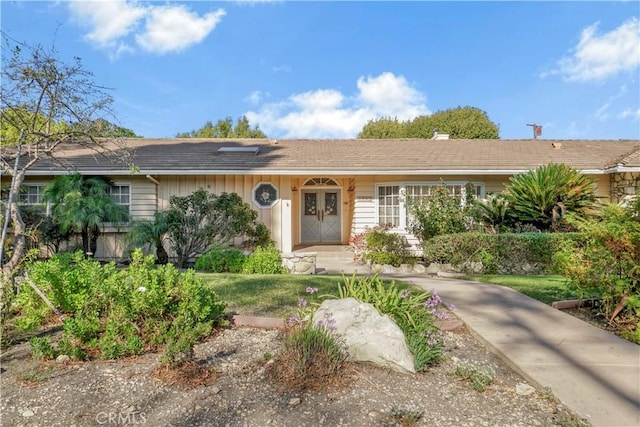 view of ranch-style house