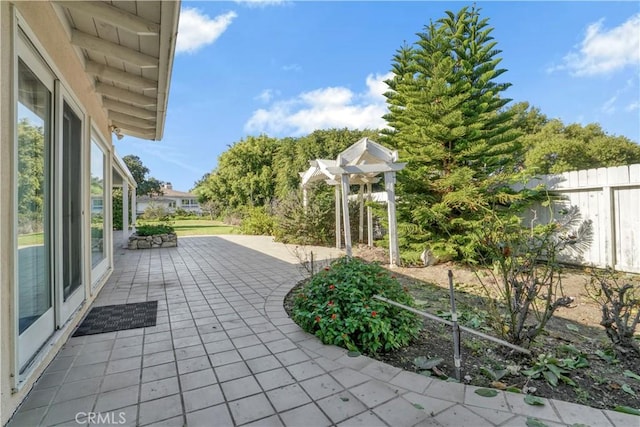 view of patio