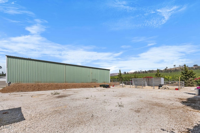 view of outbuilding