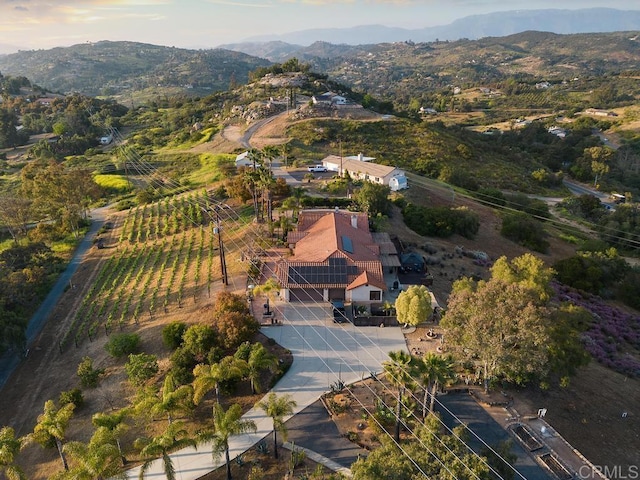 12622 Sierra Rojo, Valley Center, CA 92082 - overview of rural landscape with a mountainous background