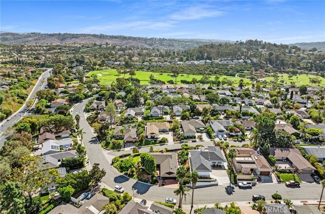 aerial view featuring a residential view