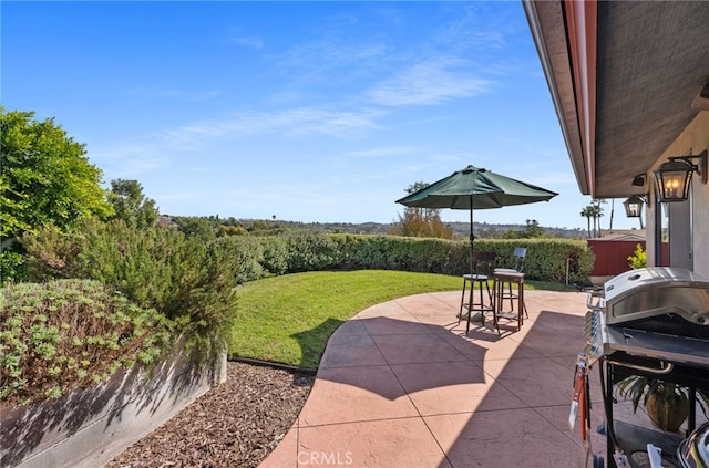 view of patio